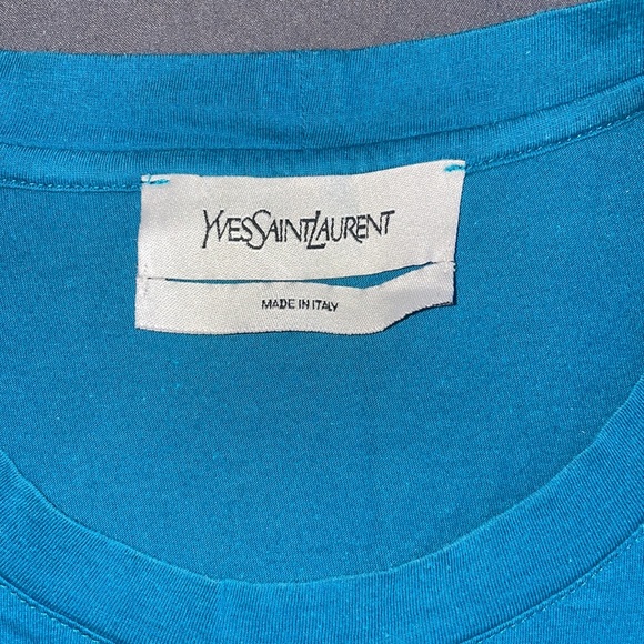 Rare blue YSL T-shirt Women - Picture 2 of 4